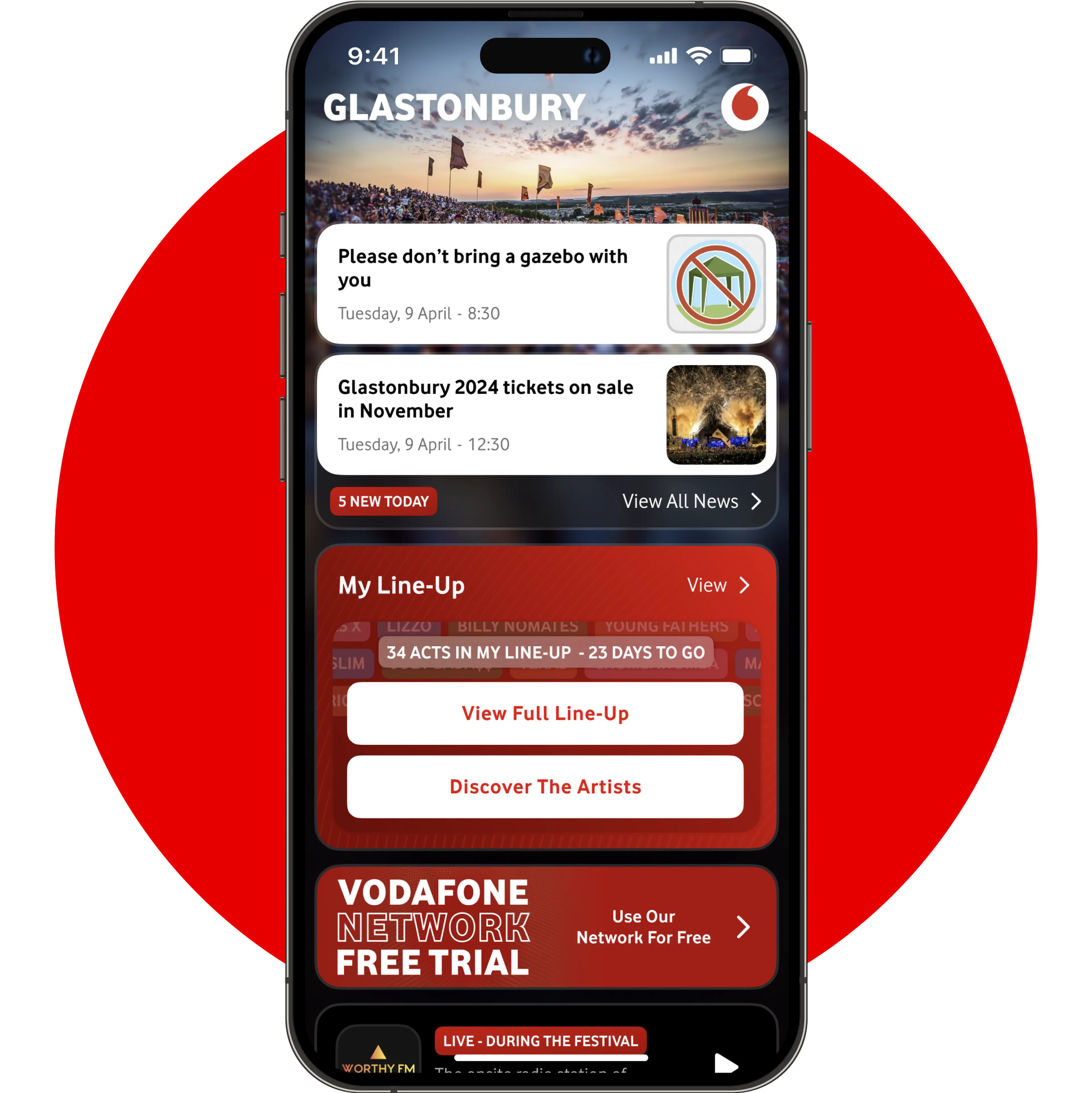 App screen showing messages from mentor